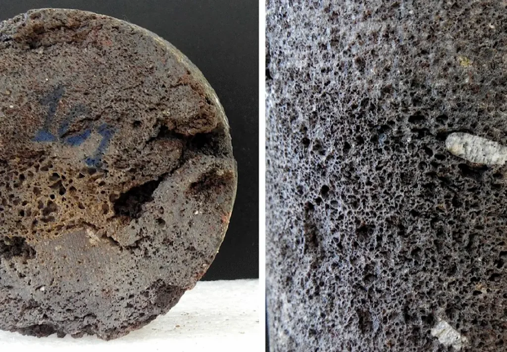 bitumen combine with rubber powder